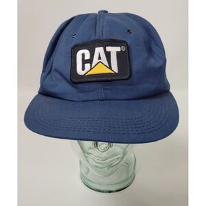 Vintage Cat Caterpillar Blue Tonkin‎ Snapback Hat Cap  Made in USA